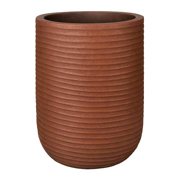 Japi Rust Lagoon Tall Outdoor Planter, Small