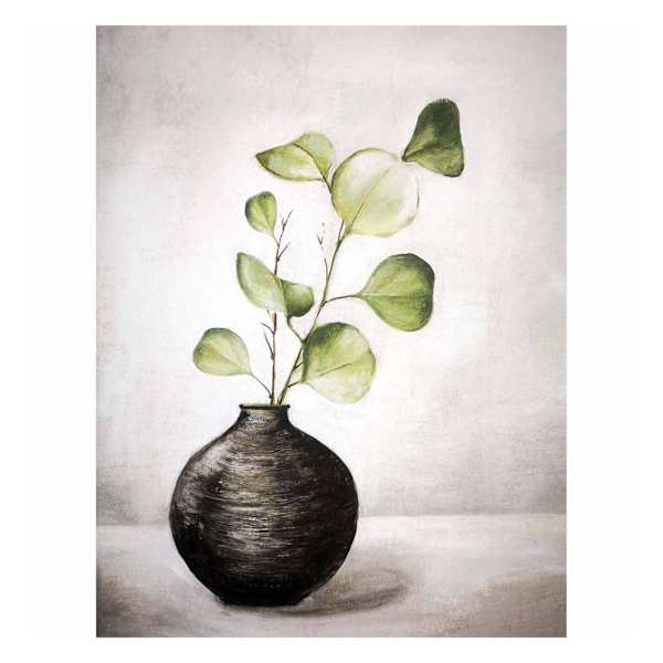 Honeybloom Botanical Eucalyptus Canvas Wall Art, 12x16