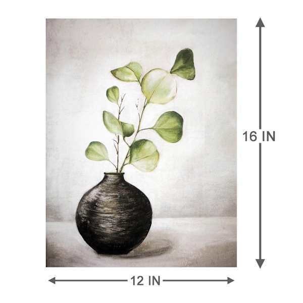 Honeybloom Botanical Eucalyptus Canvas Wall Art, 12x16