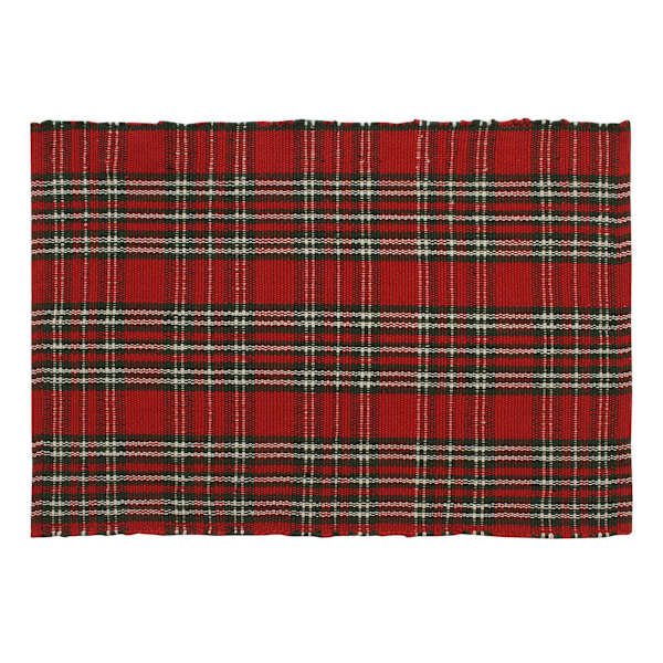 Tartan Plaid Indoor/Outdoor Layering Mat, 24x36