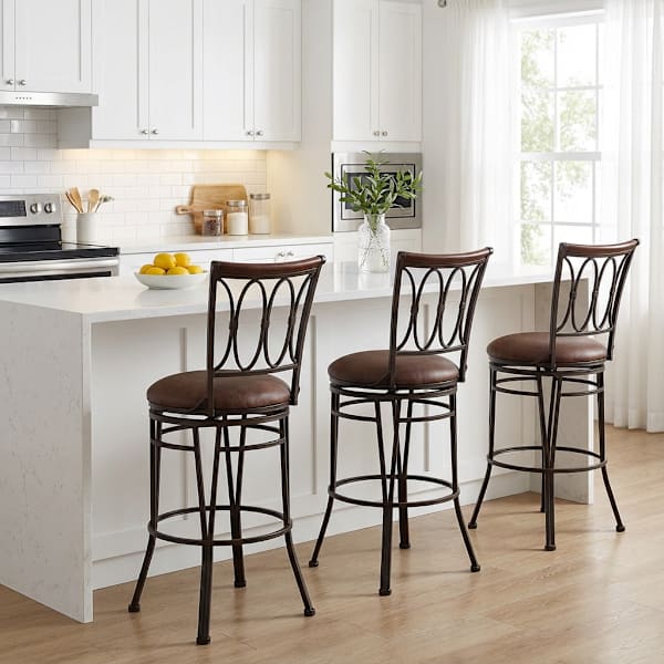Set of 3 Francine Brown Barstool