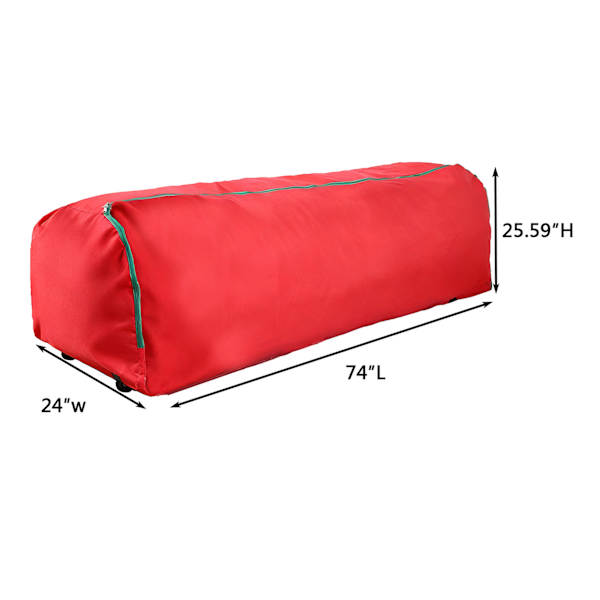 Premium Rolling Christmas Tree Storage Bag, 12'