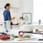 Bistro White Marble Tray