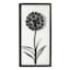 Providence Metal & Wooden Flower Wall Art, 10x19