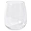 Clear Acrylic Stemless Wine Glass, 17oz