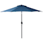 Dark Blue Outdoor Crank & Tilt Steel Umbrella, 7.5'