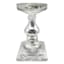 Mercury Glass Candle Holder, 9"