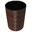Brown Deco Wrap Waste Bin, 12"