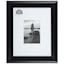11x14 Matted to 5x7 Scoop Profile With White Mat Wall Frame, Black