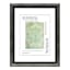 Miranda Silver & Black Poster Wall Frame, 18x24