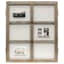 Framed Grey Float Collage Picture Frame, 24.8x29.6
