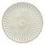 White & Gold Decorative Round Tray, 16"