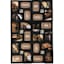 24-Opening Black Collage Picture Frame, 35x23