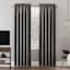 Sun Zero Oslo Grey Blackout Grommet Curtain Panel, 63"