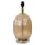 Grace Mitchell 17.5IN RIBBED AMBER GLASS LAMP