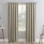 Dune Thermal Lined Rod Pocket Blackout Curtain Panel, 84"