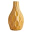 Honeybloom Katherine Yellow Ceramic Vase, 12"