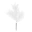 3-Head White Glittered Pine Pick, 11"