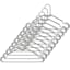 Set of 10 Tubular Hangers, Grey