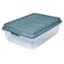 Hefty Smoke Blue Hi-Rise Storage Bin, 38l
