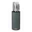 9-Piece Grey Speckled Knife Block Set