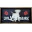 Framed Live, Love, Bark Canvas Wall Art, 20x10