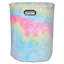 Rainbow Round Kids Fur Laundry Hamper, Medium