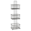 3-Tier Manhattan Matte Black Wire Storage Stand