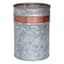 Galvanized Metal & Copper Utensil Crock, 5x7