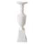 Grace Mitchell White Pillar Holder, 16"