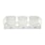 3-Pack White Wax LED Votive Candles, 2x3