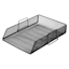 Black Metal Mesh File Tray