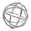 Laila Ali Silver Metal Orb Decor, 6"