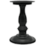 Black Candle Holder, 7"