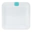 Matte White Soft Square Melamine Dinner Plate