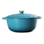 5-Quart Enameled Cast Iron Dutch Oven, Teal