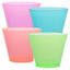 Neon Pink Green Orange Blue 9oz Plastic Tumbler Party Dimensions