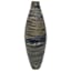 Blue Spun Bamboo Vase, 25"