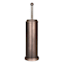 Ridged Oil Rubbed Bronze Metal Toilet Bowl Brush