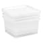 3-Pack Clear Storage Container, 2l