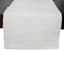 Ivory Ribbed Table Runner, 72"