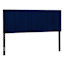 Chandler Channeled King Headboard, Navy Velvet