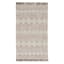 (B690) St. Marco Ivory Flatweave Diamond Design Area Rug, 8x10