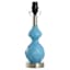 Blue Glass Mini Accent Lamp, 13"
