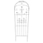 5-Bird Brown Metal Decorative Garden Trellis, 50"