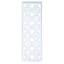 Ricardo Hand Carved White Wooden Panel Wall Decor, 12x36