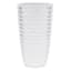 Clear Diamond Textured Acrylic Highball Glass, 20oz