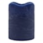 Honeybloom Dark Blue Wax LED Pillar Candle with 6 Hour Timer, 3x4