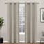 Found & Fable Rita Natural Light Filtering Grommet Curtain Panel, 84"