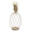 Gold Metal Wire Pineapple, 19"